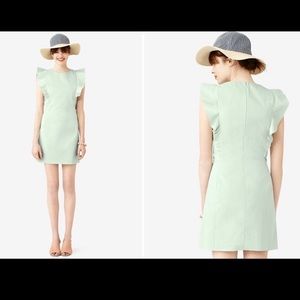 Kate Spade Saturday Mint Ruffle Sleeve Dress